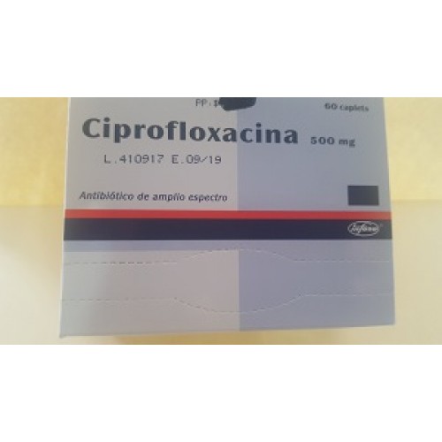 CIPROFLOXACINA 500MG INFASA X 60 TABLETAS